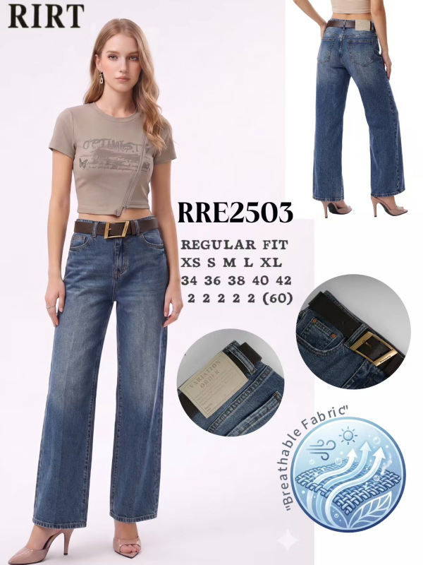 Spodnie damskie jeans Roz XS-XL, 1 Kolor .Paczka 10 szt
